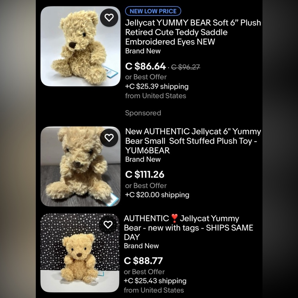 Jellycat yummy bear - Picture 6 of 6